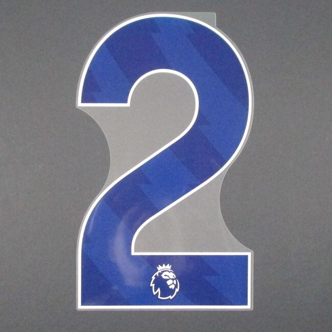 2023 2024 OFFICIAL AVERY DENNISON PREMIER LEAGUE PLAYER SIZE BLUE NUMBER 2