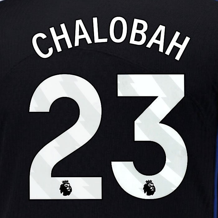 2025 2026 OFFICIAL CHELSEA CHALOBAH 23 WHITE 3RD PLAYER SIZE NAMESET