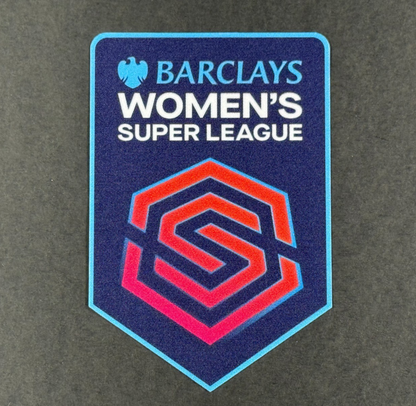 2023 2024 OFFICIAL SPORTING ID WOMENS SUPER LEAGUE PLAYER SIZE SLEEVE PATCH