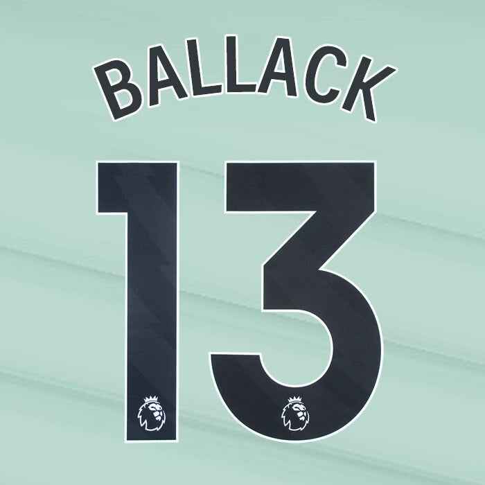 2023 2024 OFFICIAL CHELSEA BALLACK 13 BLACK 3RD PLAYER SIZE NAMESET
