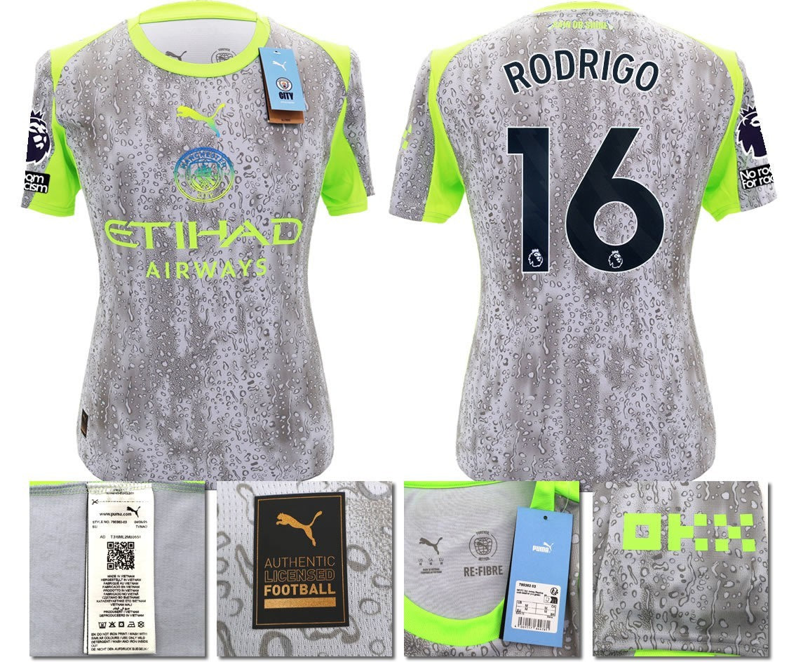 BNWT 2025 2026 MAN CITY PUMA THIRD RODRIGO 16 FOOTBALL SHIRT