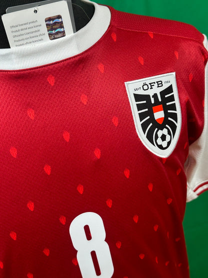 BNWT 2020 2021 AUSTRIA HOME PUMA FOOTBALL SHIRT ALABA 8 MENS MEDIUM