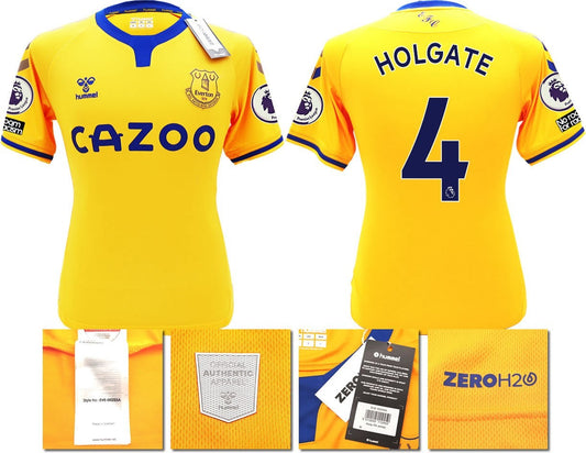 BNWT 2020 2021 HUMMEL EVERTON AWAY SHIRT MEN'S HOLGATE 4 + PATCHES