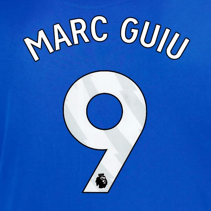 2025 2026 OFFICIAL SUNDERLAND MARC GUIU 9 WHITE AWAY PLAYER SIZE NAME SET