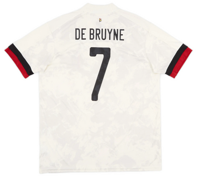 BNWT 2020 2021 BELGIUM AWAY ADIDAS FOOTBALL SHIRT DE BRUYNE 7 MEN'S MEDIUM