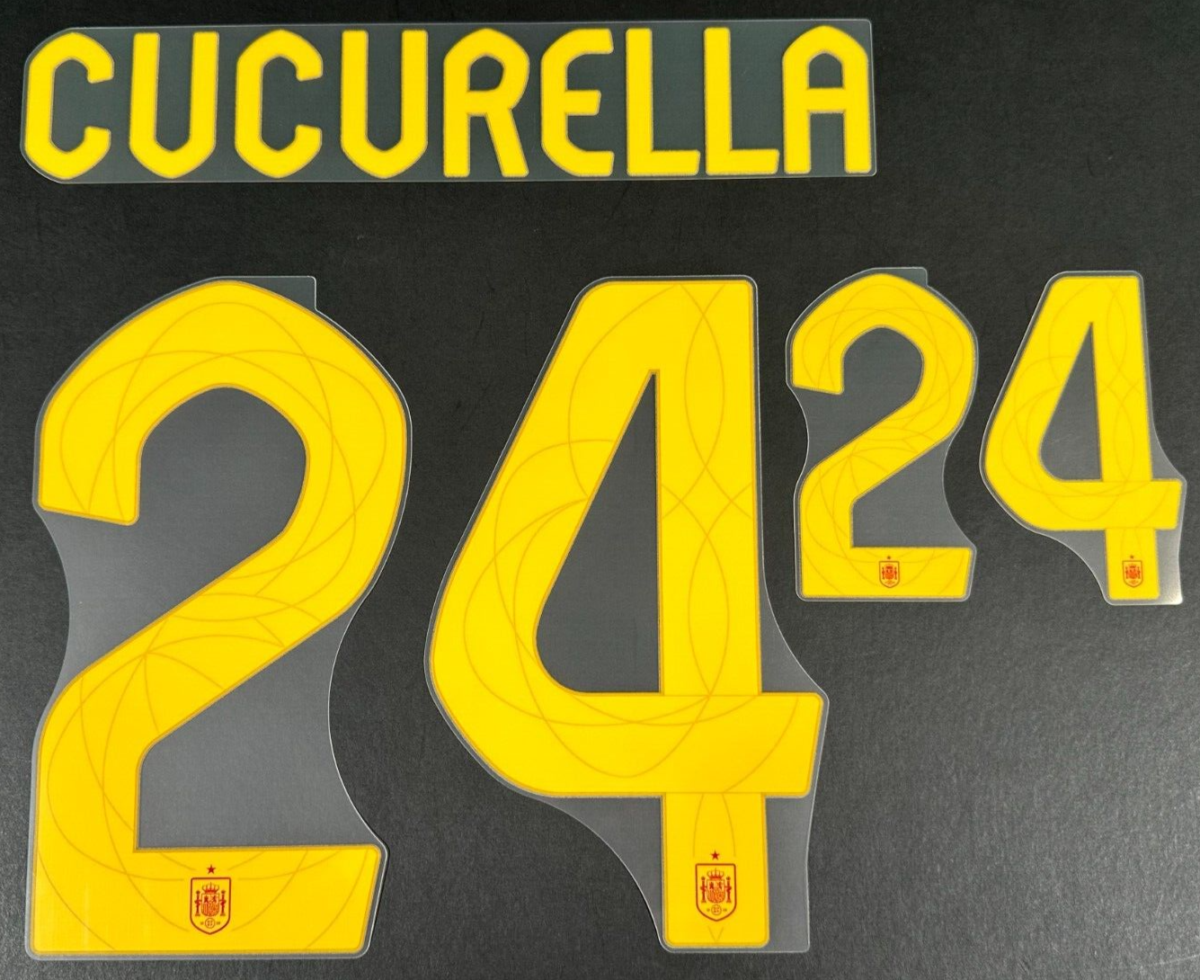 SPAIN 2024 2025 OFFICIAL AVERY DENNISON CUCURELLA 24 HOME KIDS / JUNIOR 210MM