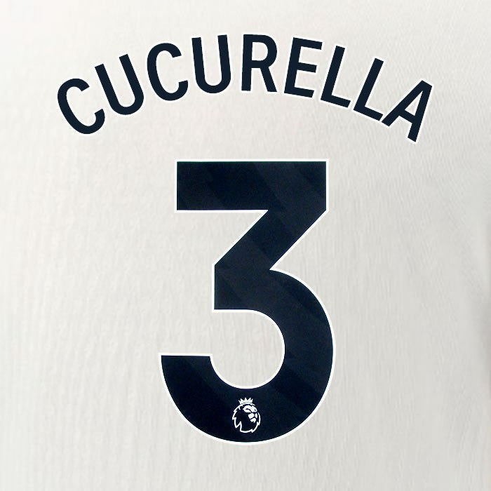 2025 2026 OFFICIAL CHELSEA CUCURELLA 3 BLACK AWAY PLAYER SIZE NAMESET