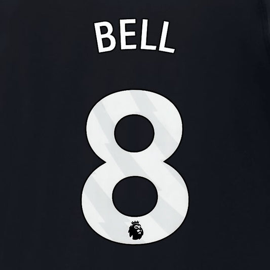 2024 2025 MANCHESTER CITY BELL 8 WHITE AWAY PLAYER SIZE NAME SET