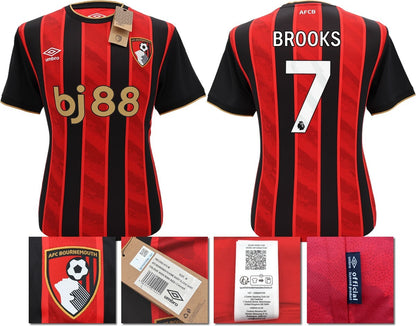 BNWT 2025 2026 UMBRO AFC BOURNEMOUTH HOME SHIRT BROOKS 7