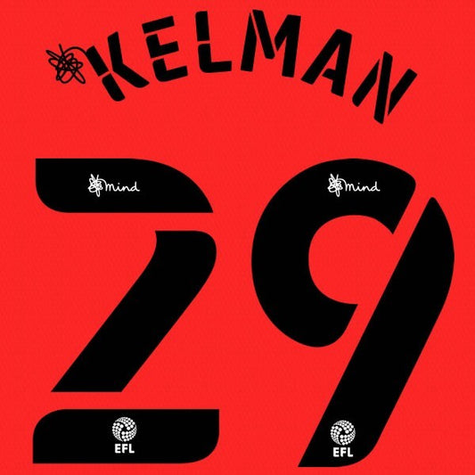 QPR 2020 2021 OFFICIAL KELMAN 29 AWAY PLAYER SIZE NAME SET