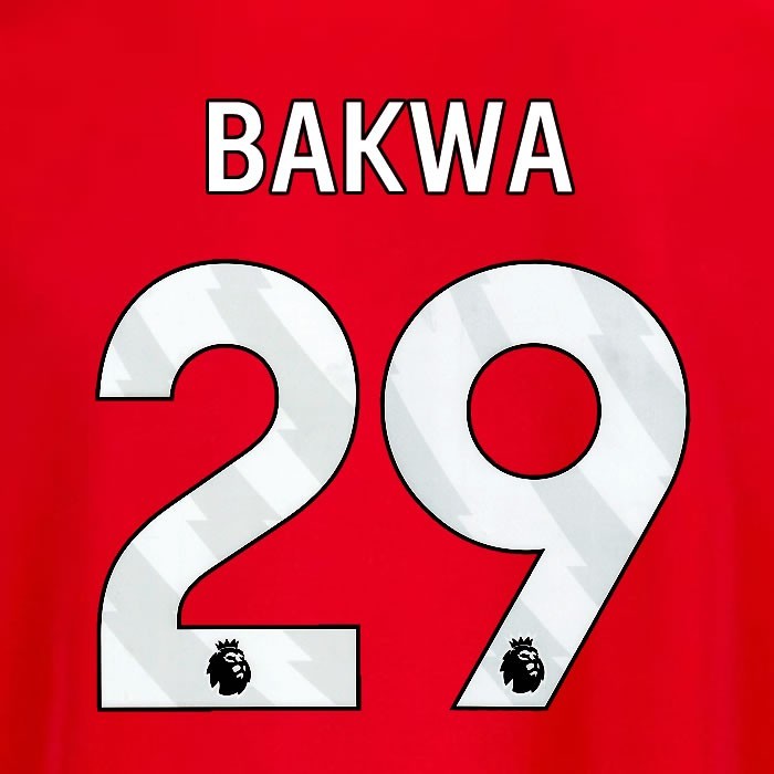2025 2026 OFFICIAL NOTTINGHAM BAKWA 29 WHITE HOME PLAYER SIZE NAMESET