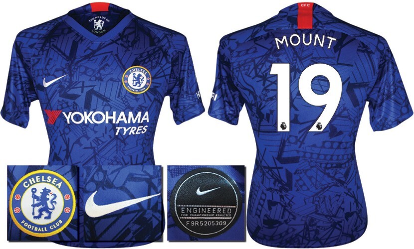 BNWT 2019 2020 CHELSEA NIKE HOME MOUNT 19 FOOTBALL SHIRT MEN'S SMALL