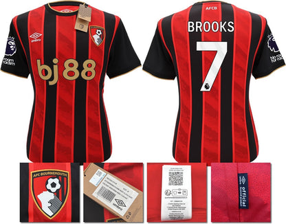 BNWT 2025 2026 UMBRO AFC BOURNEMOUTH HOME SHIRT BROOKS 7