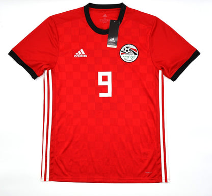 BNWT EGYPT ADIDAS HOME 2018 MAAWAN MOHSEN 9 SHIRT MENS MEDIUM