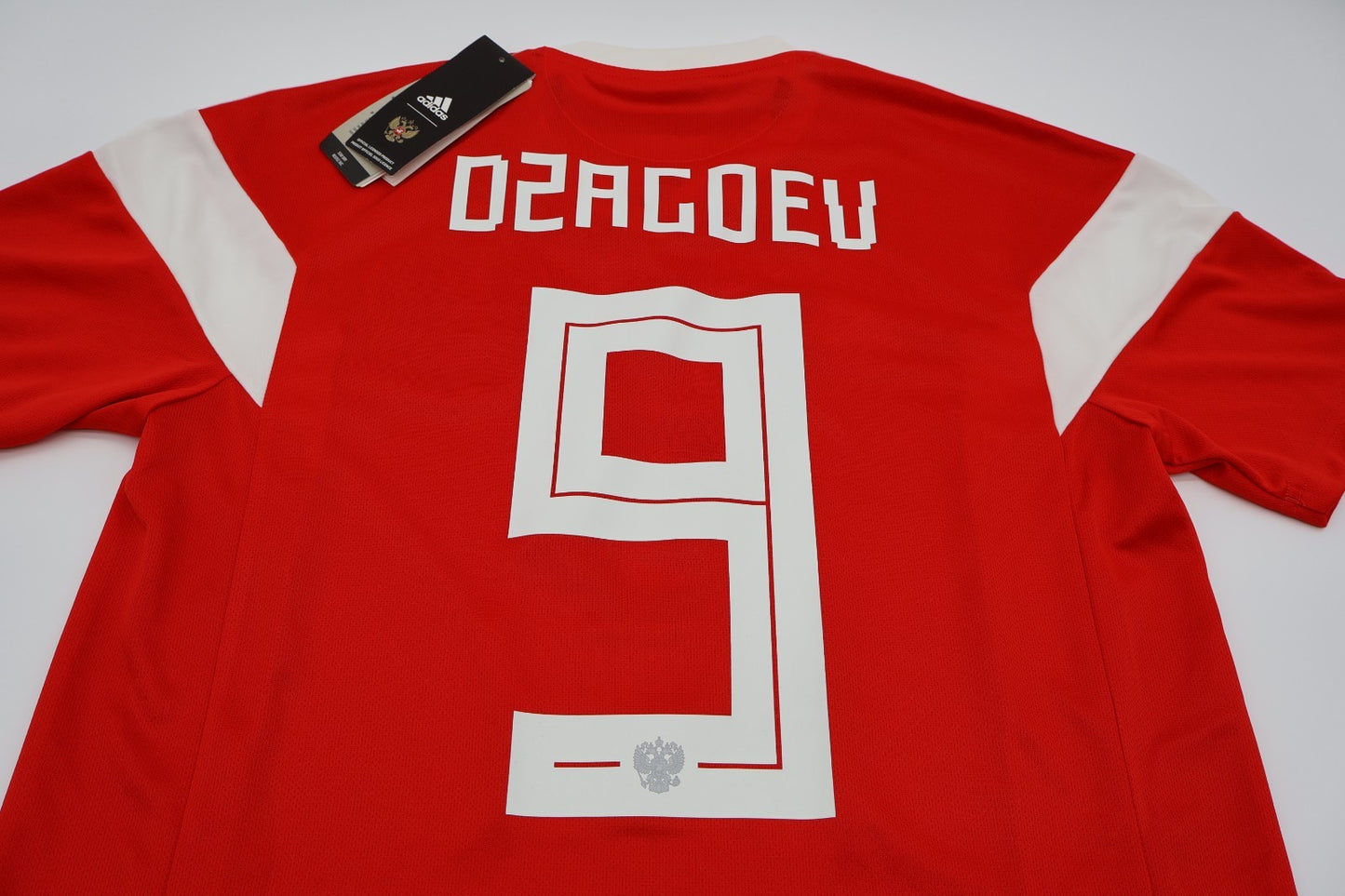 BNWT RUSSIA ADIDAS HOME 2018 DZAGOEV 9 SHIRT MENS