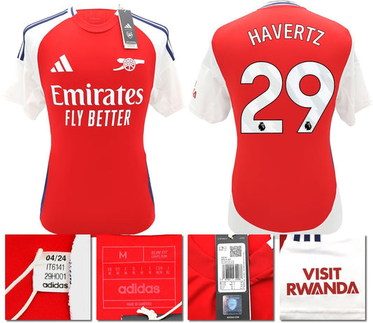BNWT 2024/2025 ARSENAL F.C. ADIDAS HOME SHIRT HAVERTZ 29