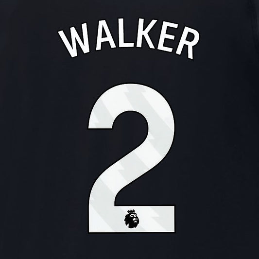2023 2024 MAN CITY WALKER 2 WHITE 3RD PLAYER SIZE NAME SET