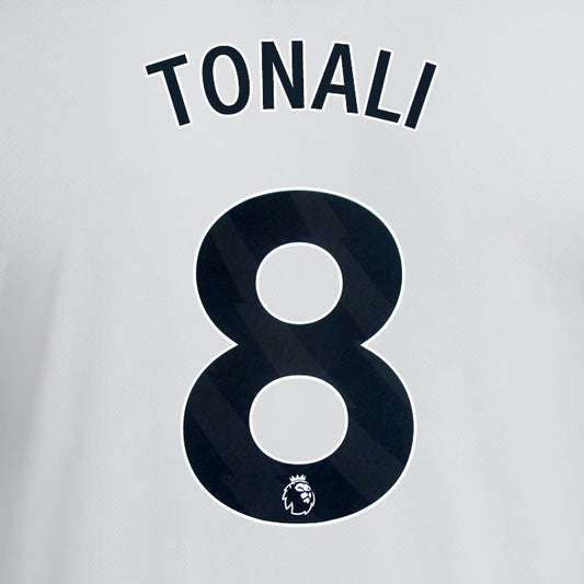 2025 2026 NEWCASTLE TONALI 8 OFFICIAL BLACK HOME PLAYER SIZE NAME SET