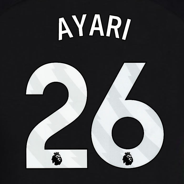 2024 2025 OFFICIAL BRIGHTON AYARI 26 3RD WHITE PLAYER SIZE NAMESET
