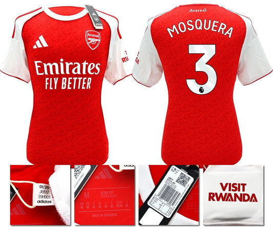 BNWT 2025/2026 ARSENAL F.C. ADIDAS HOME SHIRT MOSQUERA 3