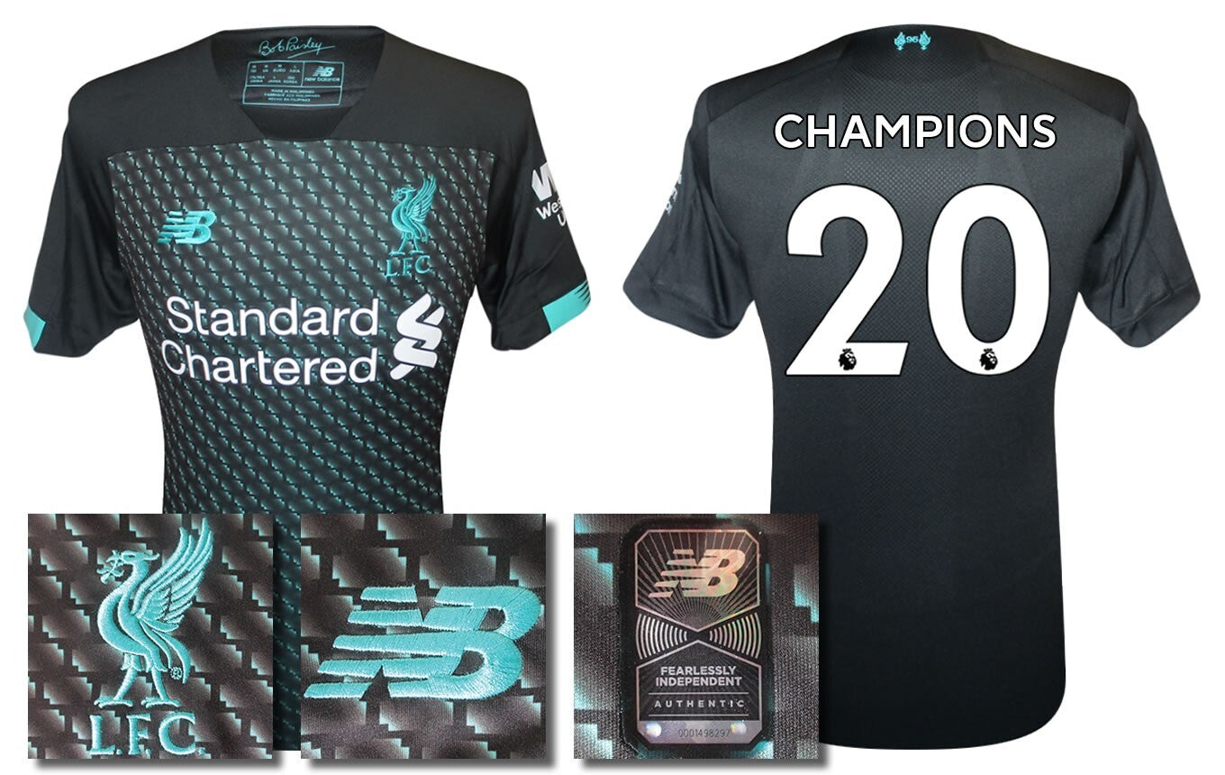 BNWT 2019 2020 NEW BALANCE LIVERPOOL 3RD SHIRT CHAMPIONS 20 MENS SIZE XL