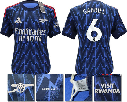 BNWT 2025/2026 ARSENAL F.C. ADIDAS AWAY SHIRT GABRIEL 6