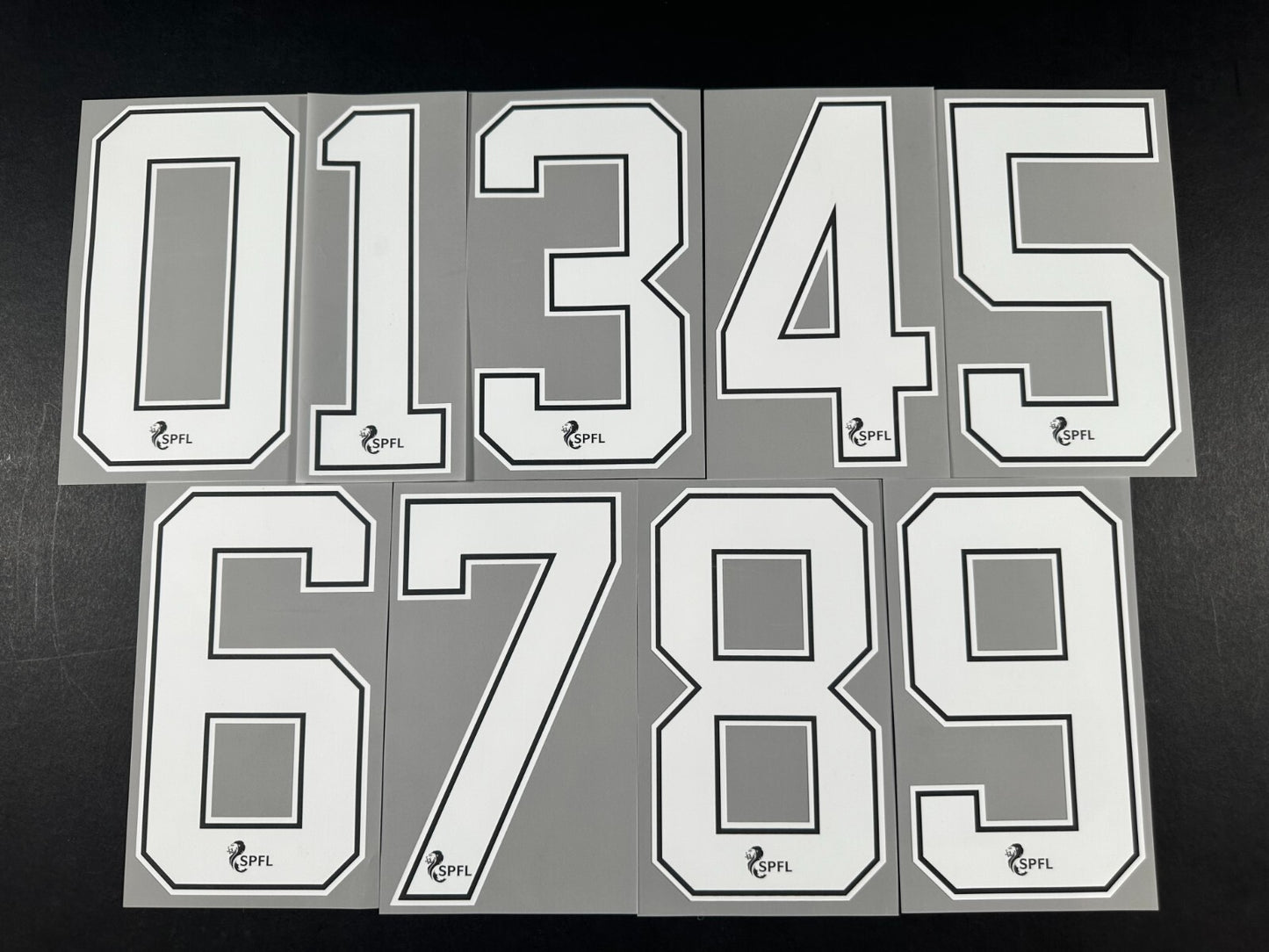 2020 2023 OFFICIAL ELMS UK SCOTTISH SPFL WHITE KIDS SIZE SHIRT NUMBERS
