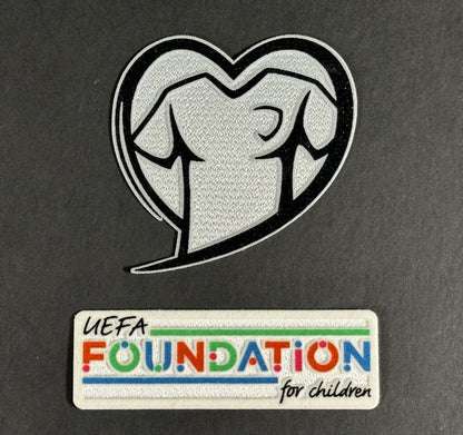 2023 2024 OFFICIAL SPORTING ID UEFA QUALIFIER & FOUNDATION SLEEVE PATCH SET
