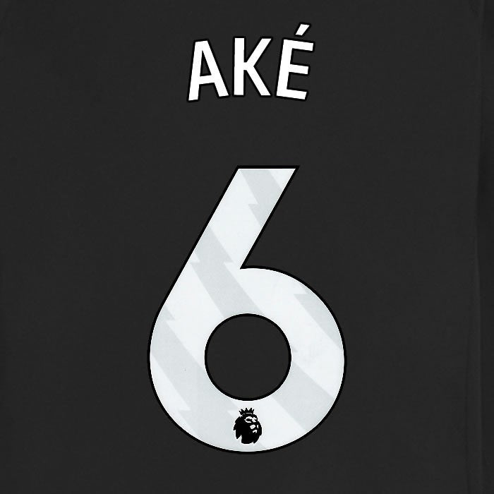 2025 2026 MANCHESTER CITY AKE 6 WHITE AWAY PLAYER SIZE NAME SET