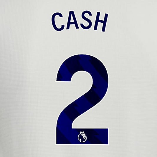 2025 2026 ASTON VILLA CASH 2 OFFICIAL BLUE 3RD PLAYER SIZE NAMESET