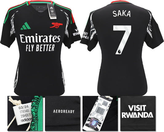BNWT 2024/2025 ARSENAL F.C. ADIDAS AWAY SHIRT SAKA 7