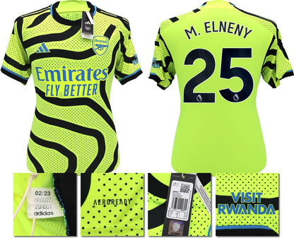 BNWT 2023 2024 ARSENAL F.C. ADIDAS AWAY SHIRT M. ELNENY 25