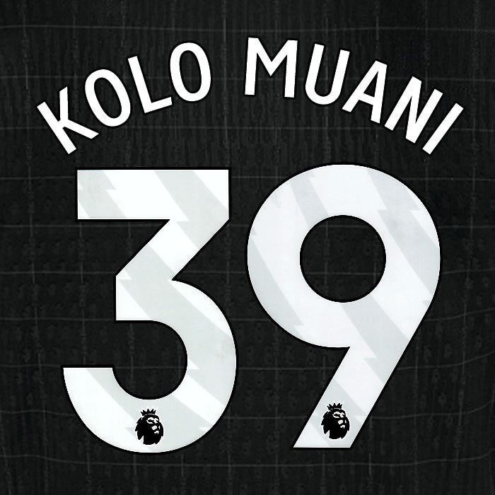 2025 2026 TOTTENHAM KOLO MUANI 39 WHITE AWAY PLAYER SIZE NAME SET