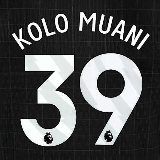 2025 2026 TOTTENHAM KOLO MUANI 39 WHITE AWAY PLAYER SIZE NAME SET