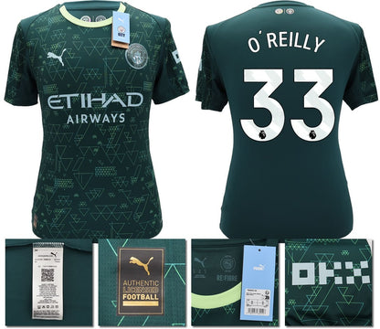 BNWT 2025 2026 MAN CITY PUMA 4TH O' REILLY 33 FOOTBALL SHIRT