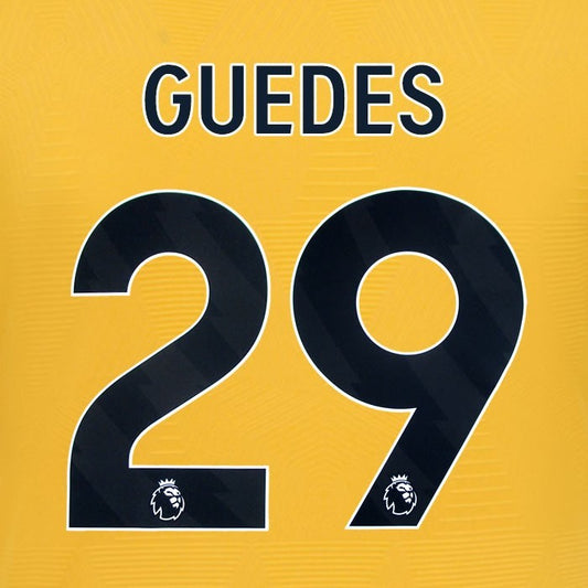 2024 2025 WOLVES HOME BLACK GUEDES 29 OFFICIAL PLAYER SIZE NAMESET