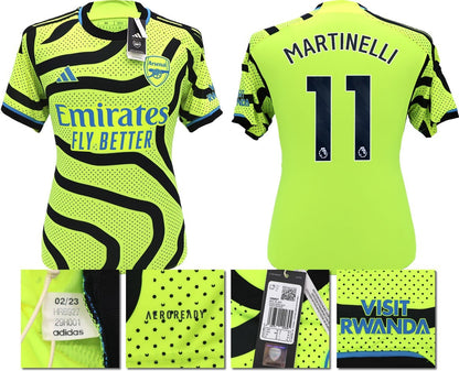 BNWT 2023 2024 ARSENAL F.C. ADIDAS AWAY SHIRT MARTINELLI 11