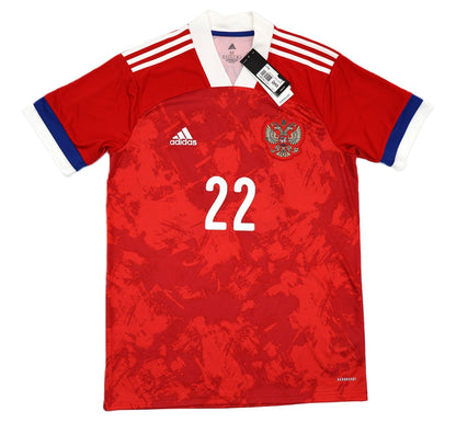 BNWT RUSSIA ADIDAS HOME 2020 2021 DZYUBA 22 SHIRT MENS MEDIUM