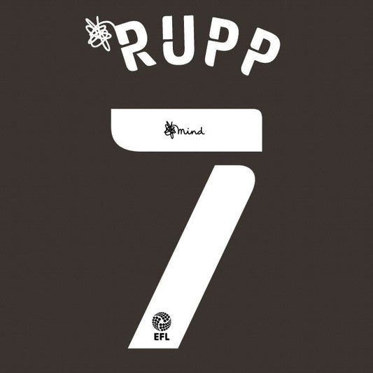 NORWICH 2020 2021 OFFICIAL RUPP 7 3RD  PLAYER SIZE NAME SET