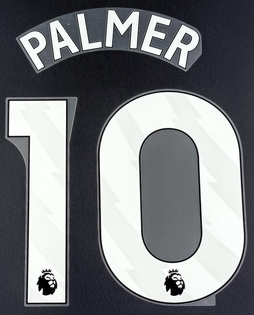 CHELSEA 2025 / 2026 PALMER 10 OFFICIAL AVERY DENNISON WHITE PLAYER SIZE SET