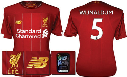 BNWT 2019 2020 NEW BALANCE LIVERPOOL HOME SHIRT WIJNALDUM 5 MENS