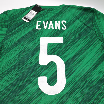BNWT NORTHERN IRELAND ADIDAS HOME 2020 2021 EVANS 5 SHIRT MENS MEDIUM
