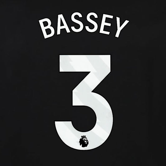 2023 2024 OFFICIAL FULHAM AVERY DENNISON BASSEY 3 3RD PLAYER SIZE NAMESET