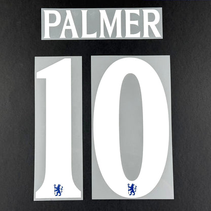 2025 2026 OFFICIAL CHELSEA PALMER 10 HOME CUP PRINT PLAYER SIZE NAMESET