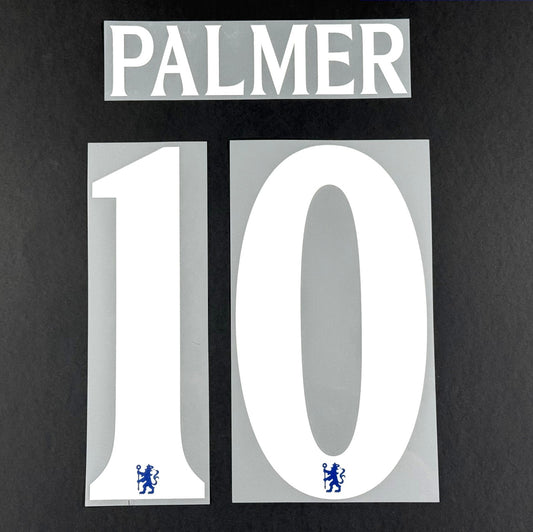 2025 2026 OFFICIAL CHELSEA PALMER 10 HOME CUP PRINT PLAYER SIZE NAMESET