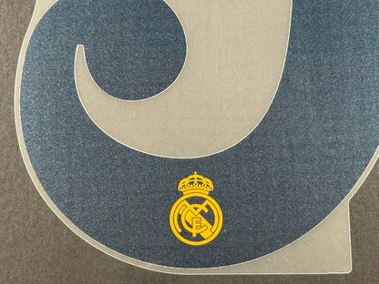 2024 2025 REAL MADRID MBAPPE 9 HP PATCH AVERY DENNISON AWAY PLAYER SIZE NAME SET