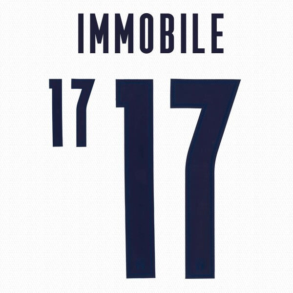 ITALY 2020 2021 OFFICIAL IMMOBILE 17 AWAY PLAYER SIZE NAMESET