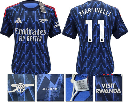 BNWT 2025/2026 ARSENAL F.C. ADIDAS AWAY SHIRT MARTINELLI 11