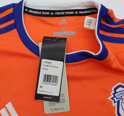 BNWT 2019 2020 ADIDAS CARDIFF CITY AWAY SHIRT VAULKS 6 MEN'S MEDIUM