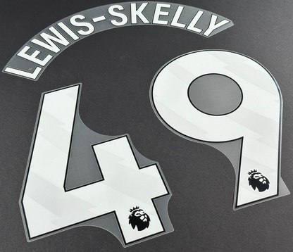 ARSENAL 2024/25 LEWIS - SKELLY 49  OFFICIAL AVERY DENNISON WHITE PLAYER SIZE